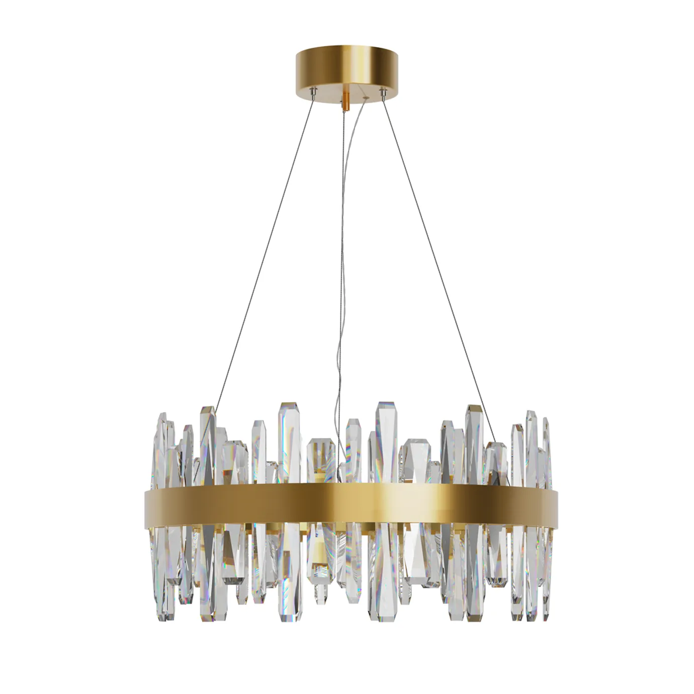 Triumph taklampa, Mässing-klar, Ø60 cm By Rydéns