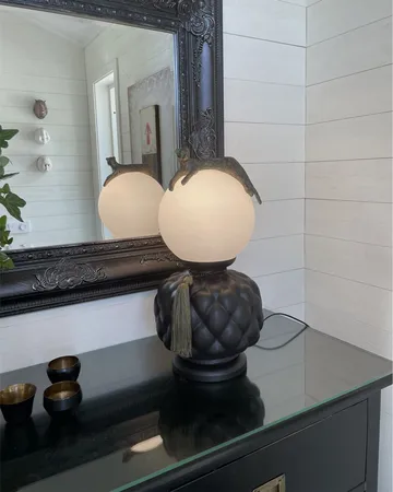 Viva La Diva bordslampa 45 cm - Svart-matt vit - By Rydéns