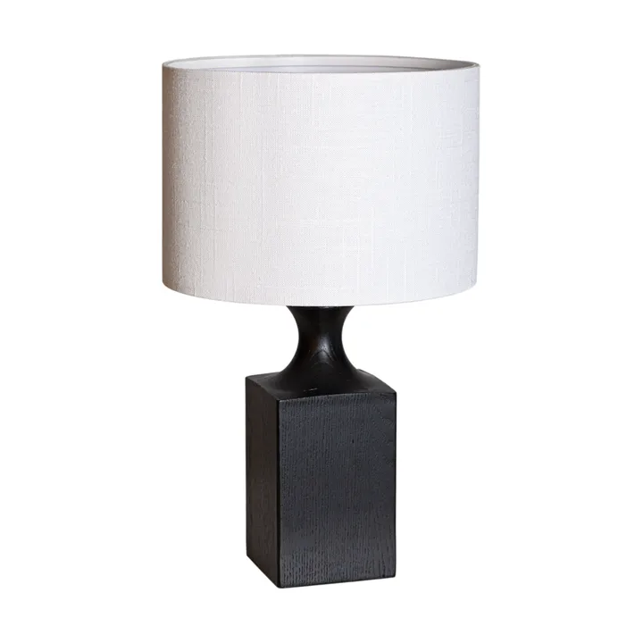 Woody bordslampa 41 cm - Svart-vit - By Rydéns