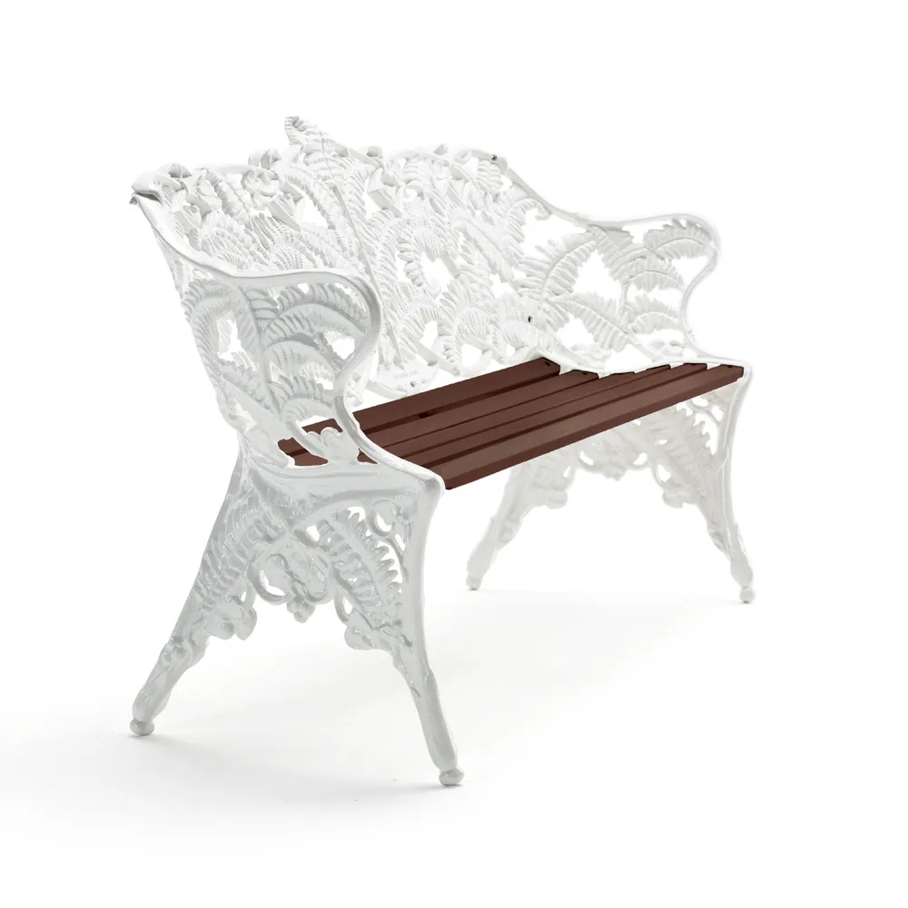Classic soffa, Mahogny olja, vitt stativ Byarums bruk