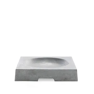 Kvadrat fågelbad - Aluminium sandgjuten - Byarums bruk