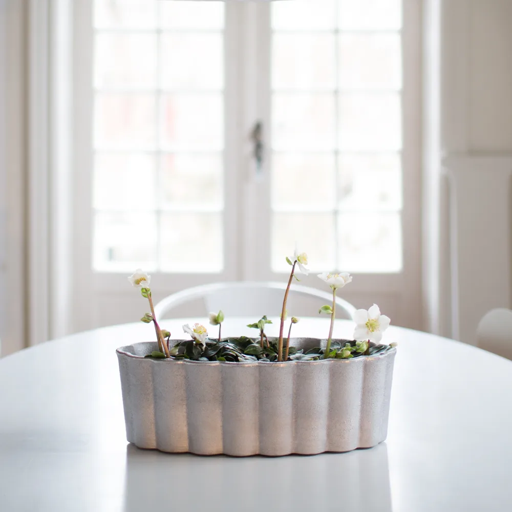 Palissad växtkärl, Aluminium Byarums bruk
