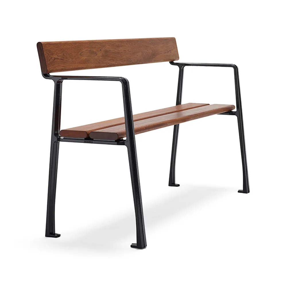 Piccolo soffa, Mahogny, svart stativ Byarums bruk