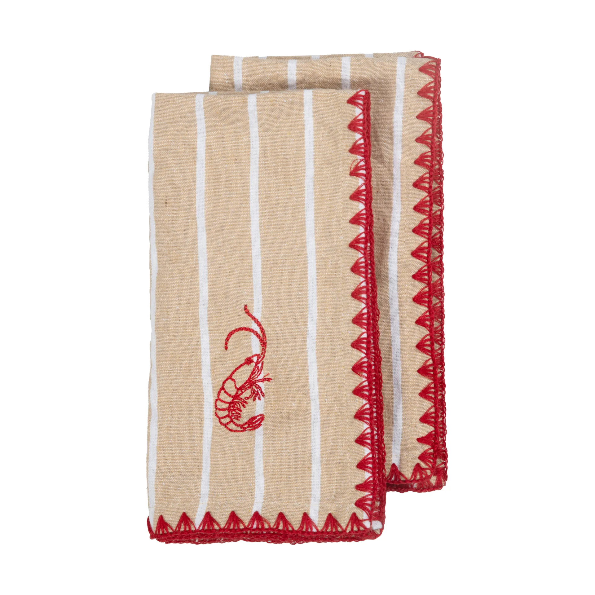 Bubba kökshandduk 50x70 cm 2-pack, Beige Byon