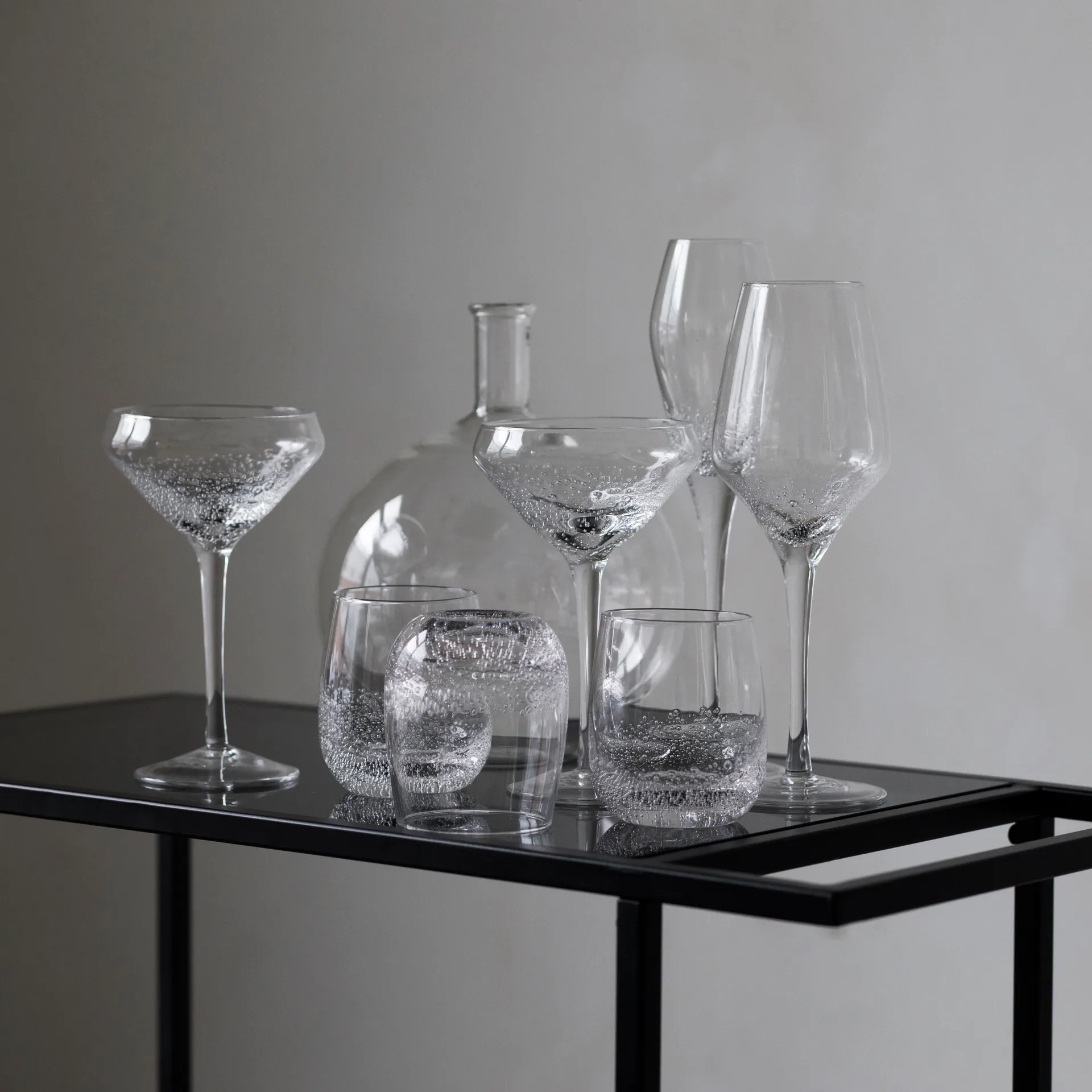 Bubbles vinglas, Klar Byon