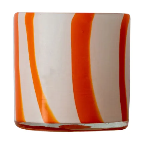 Calore ljuslykta XS Ø10 cm, Orange-white Byon