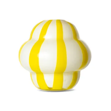 Curlie vas 20 cm - Gul - Byon