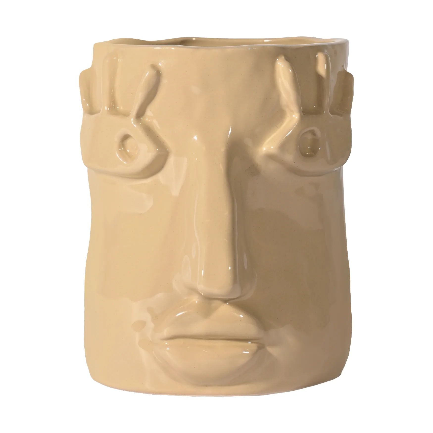 Facy kruka S 15,5x12x15 cm, Beige Byon