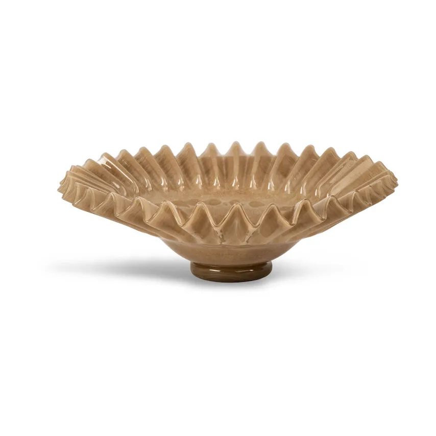 Lori skål L Ø38 cm, Beige Byon