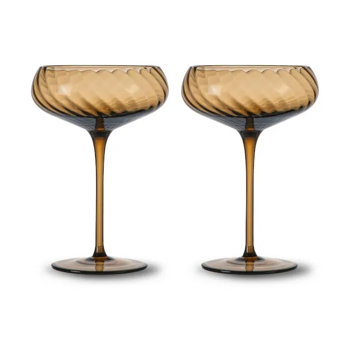 Opacity champagnekupa 30 cl 2-pack, Brun Byon