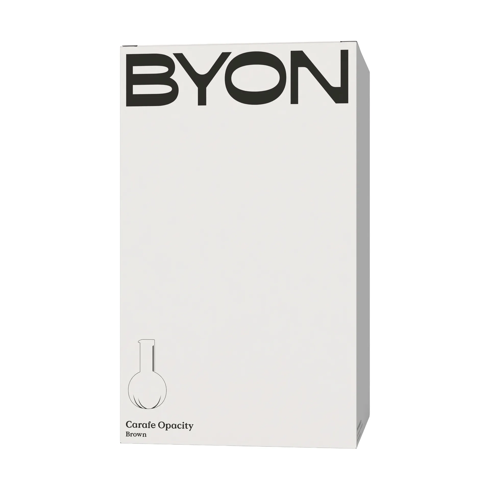 Opacity karaff 1,9 L, Brun Byon