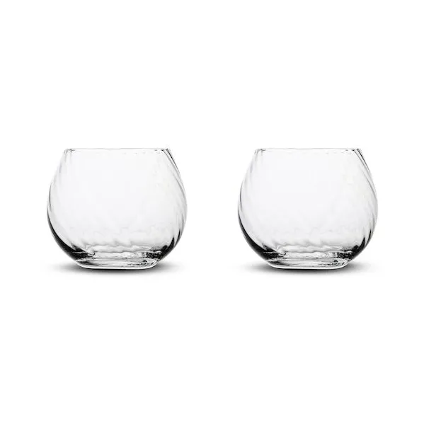 Opacity vattenglas 22 cl 2-pack - Klar - Byon
