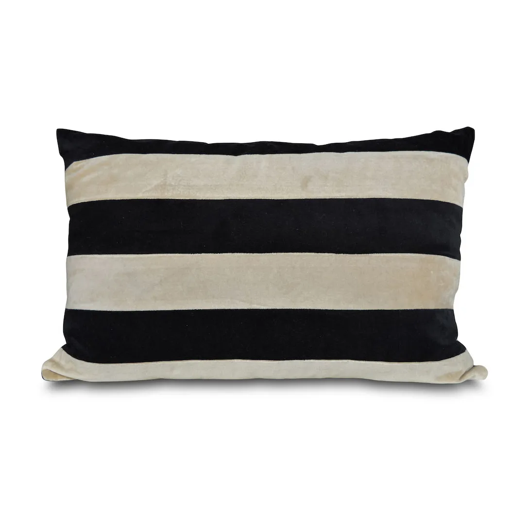 Pathi kudde L 40x60 cm, Svart-beige Byon