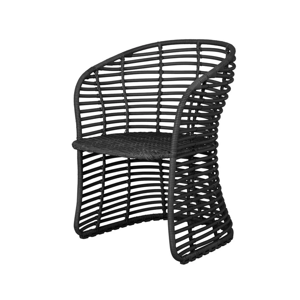 Basket stol, Graphite Cane-line