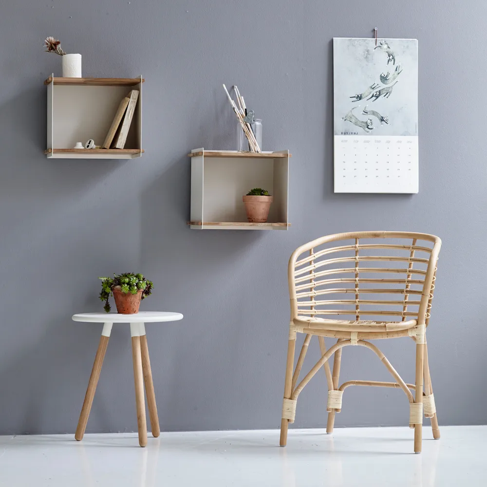 Box förvaring, White, teak Cane-line
