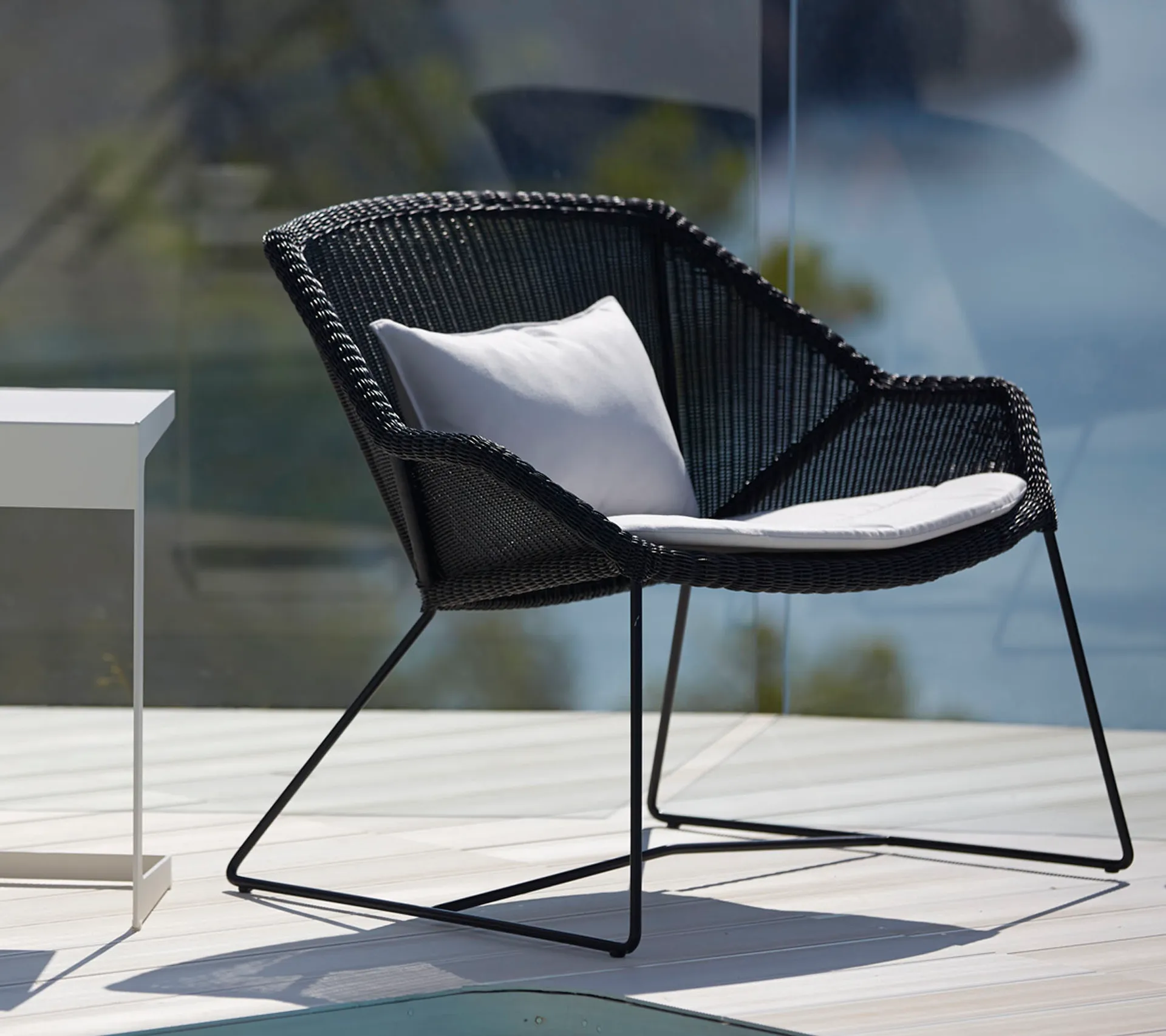 Breeze dynset loungefåtölj, Cane-line Natté white Cane-line