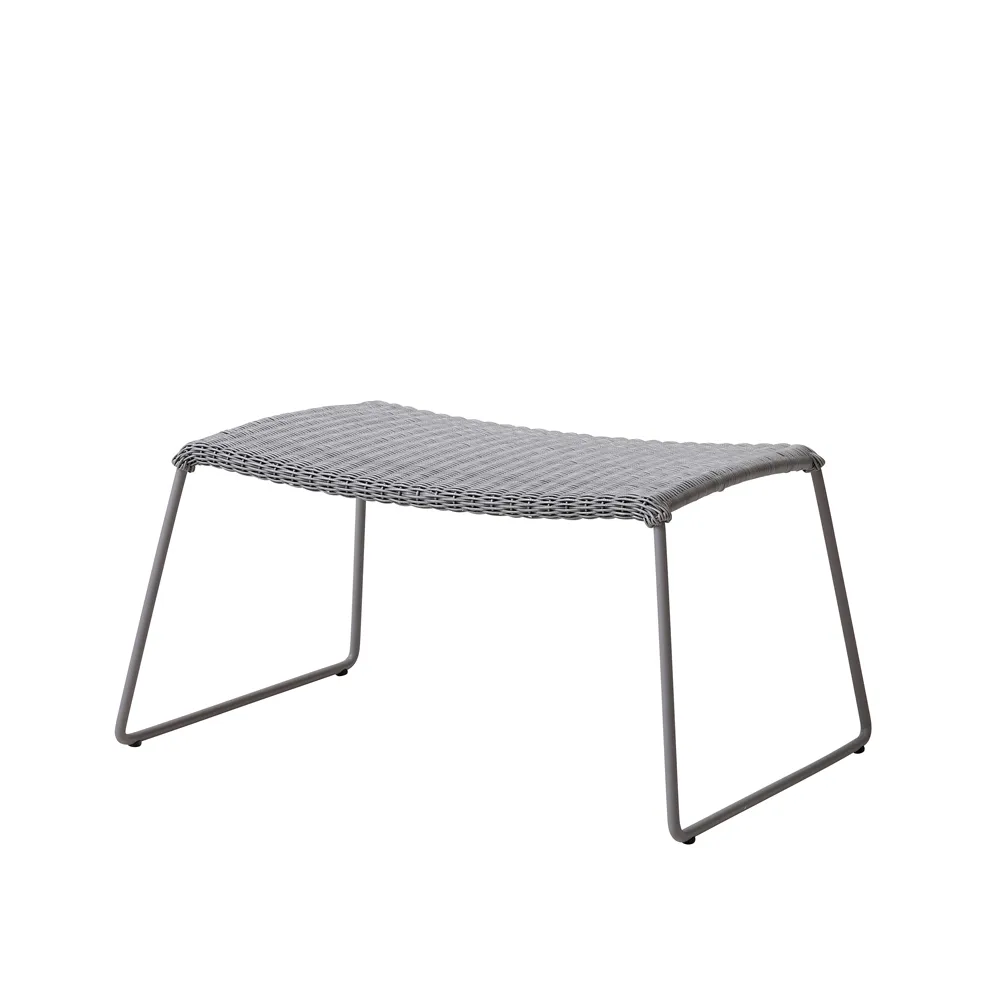Breeze fotpall, Light grey Cane-line