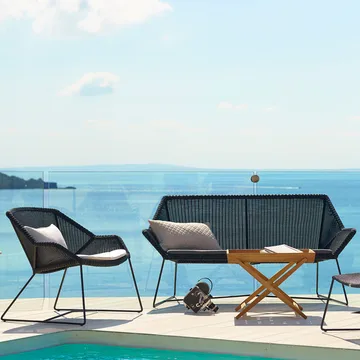 Breeze soffa 2-sits weave - White grey - Cane-line
