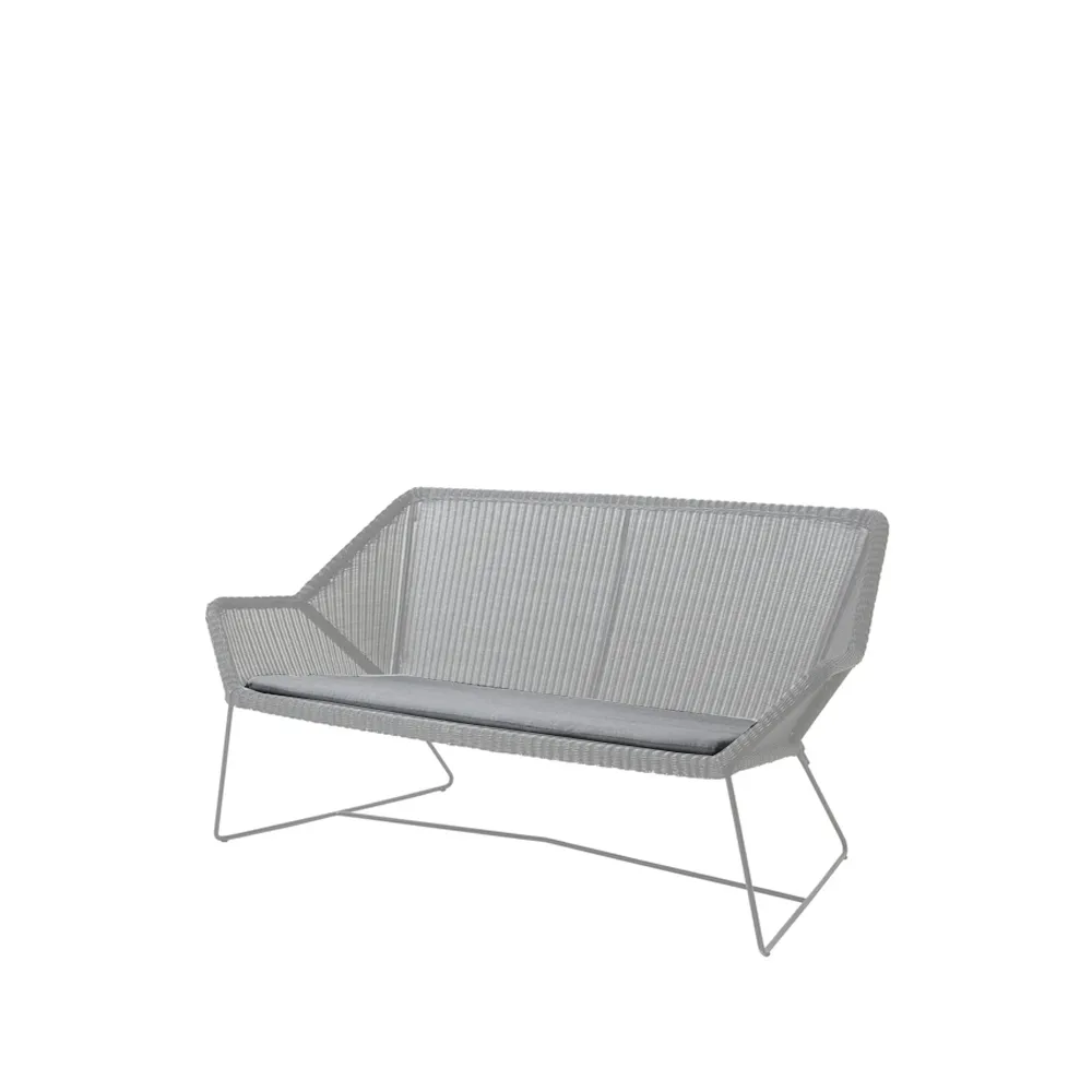 Breeze soffdyna 2-sits, Cane-line Natté light grey Cane-line