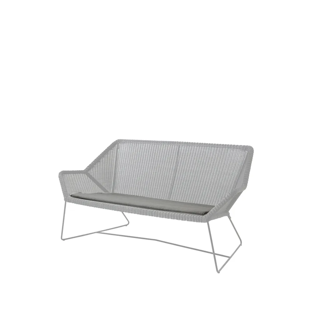 Breeze soffdyna 2-sits, Cane-line Natté light grey Cane-line