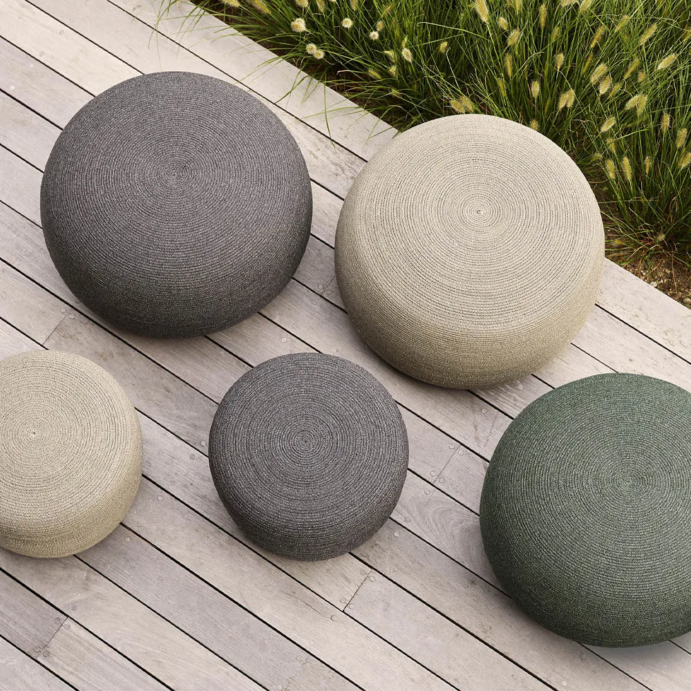 Circle fotpall Ø75 cm, Dark green Cane-line