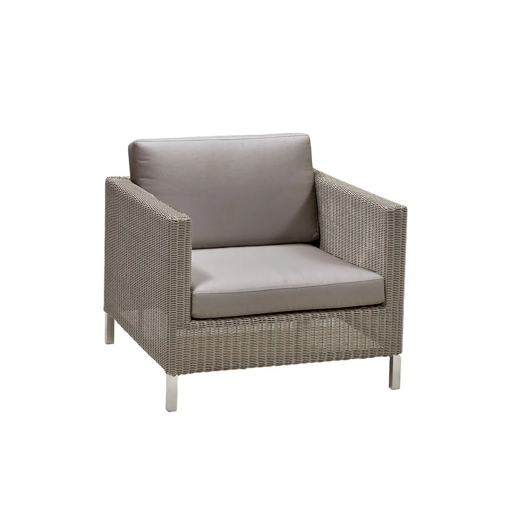 Connect fåtölj weave, Taupe, dynset Cane-Line Natté taupe Cane-line