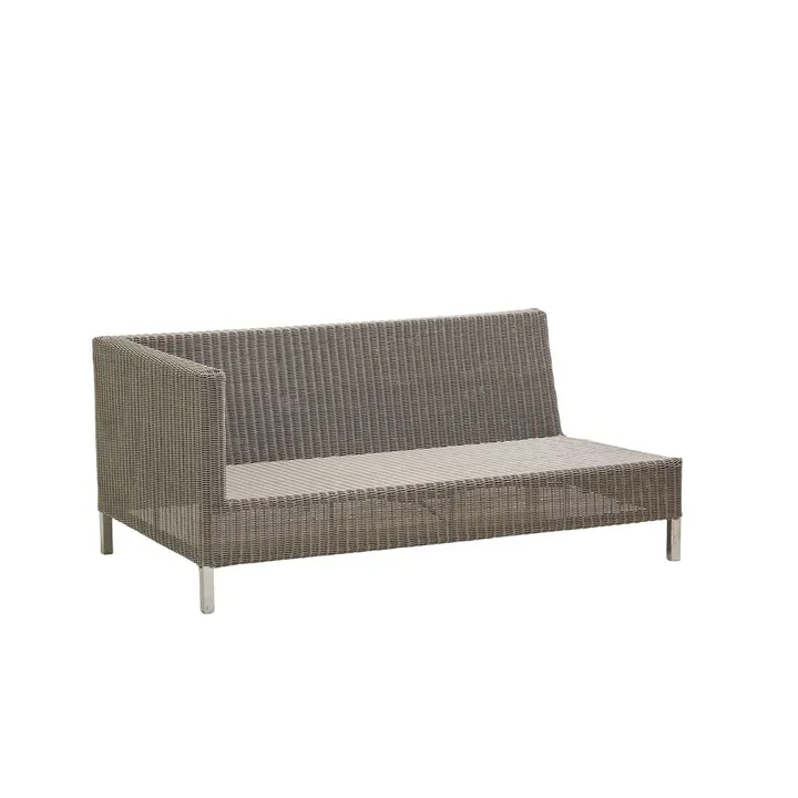Connect modulsoffa - 2-sits taupe, höger - Cane-line