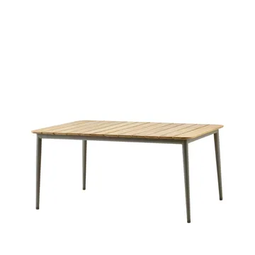 Core matbord teak 160x90x74 cm - Taupe stativ - Cane-line