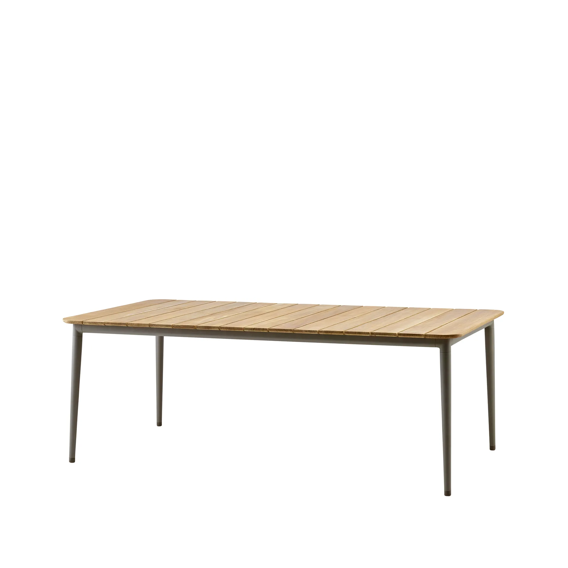 Core matbord teak 210x90x74 cm, Taupe stativ Cane-line