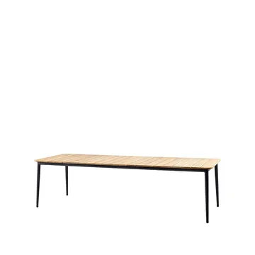 Core matbord teak 274x90x74 cm - Lava grey stativ - Cane-line