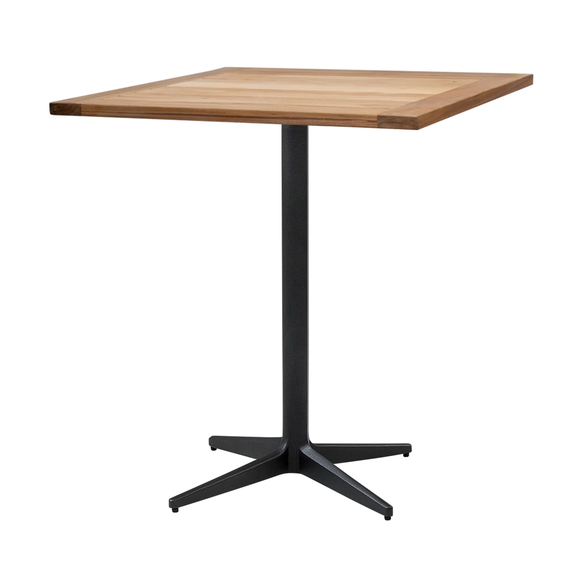 Drop cafébord teak 72x72 cm, Lava grey stativ Cane-line