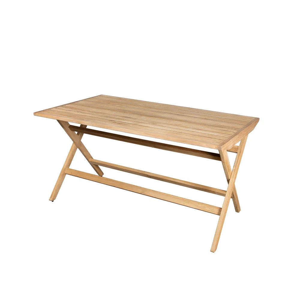 Flip fällbord 140x80x72,5 cm, Teak Cane-line