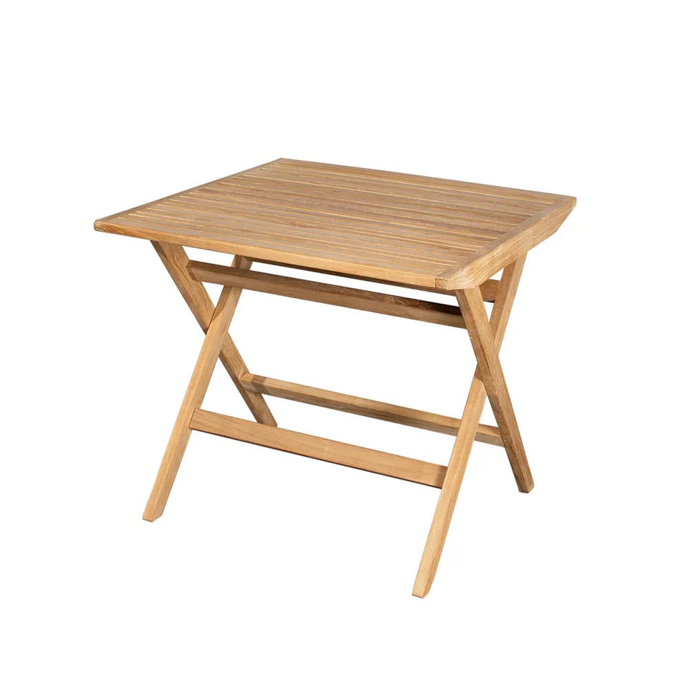 Flip fällbord 80x80x72,5 cm, Teak Cane-line