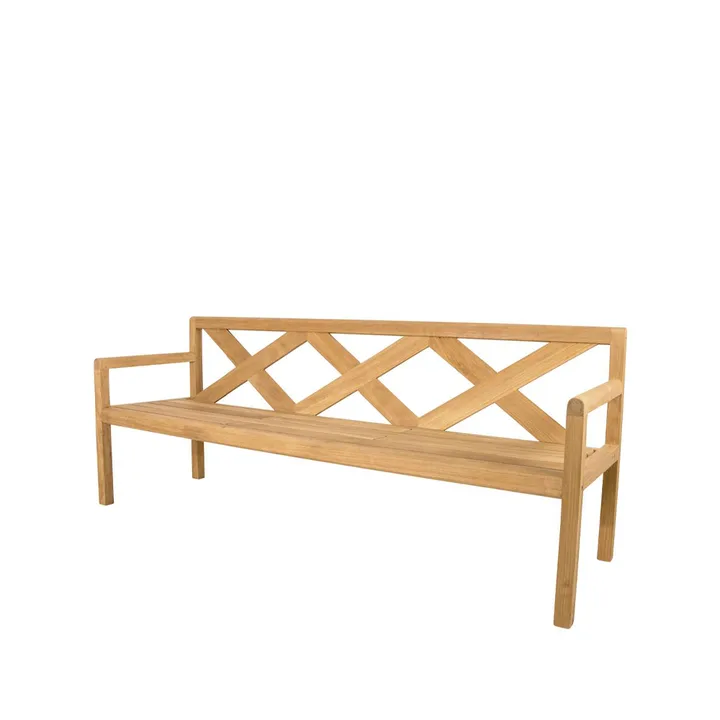 Grace 3-sits bänk - Teak - Cane-line