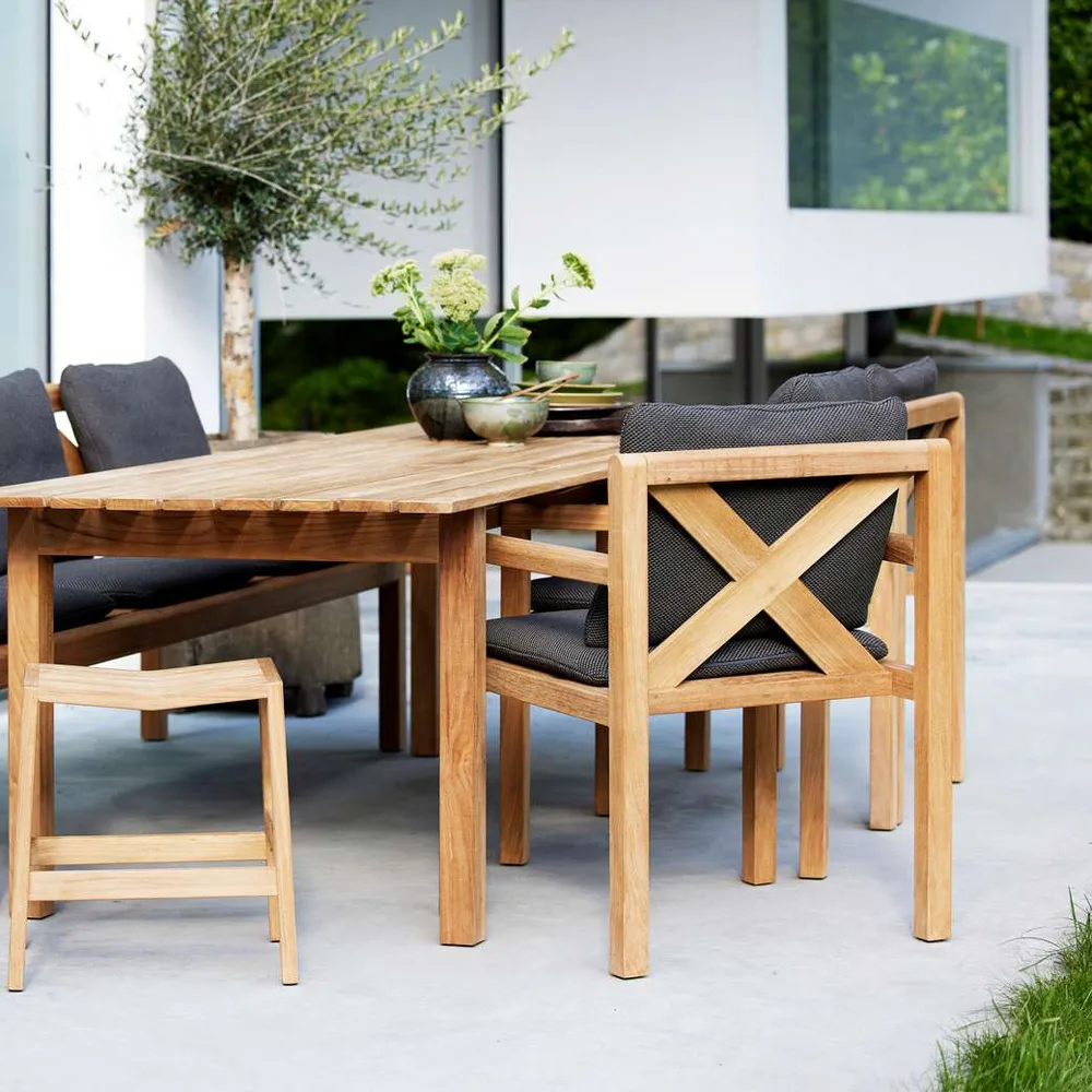 Grace matbord, Teak Cane-line
