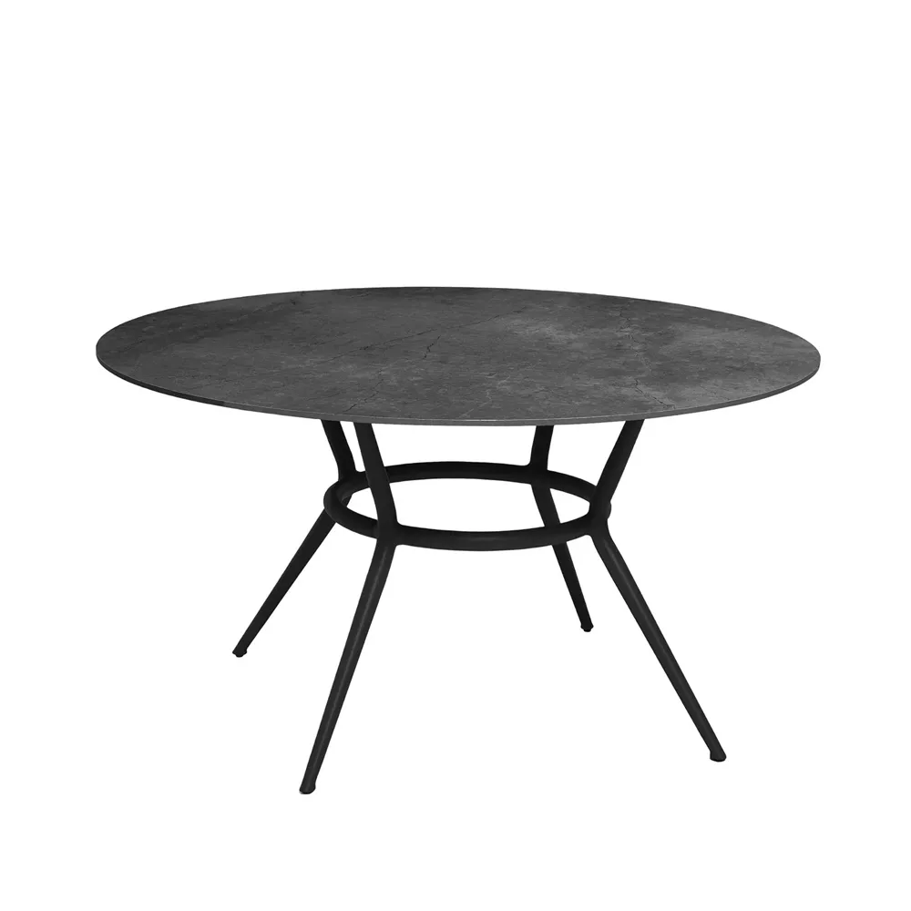 Joy matbord runt, Fossil black-lava grey Ø144 cm Cane-line