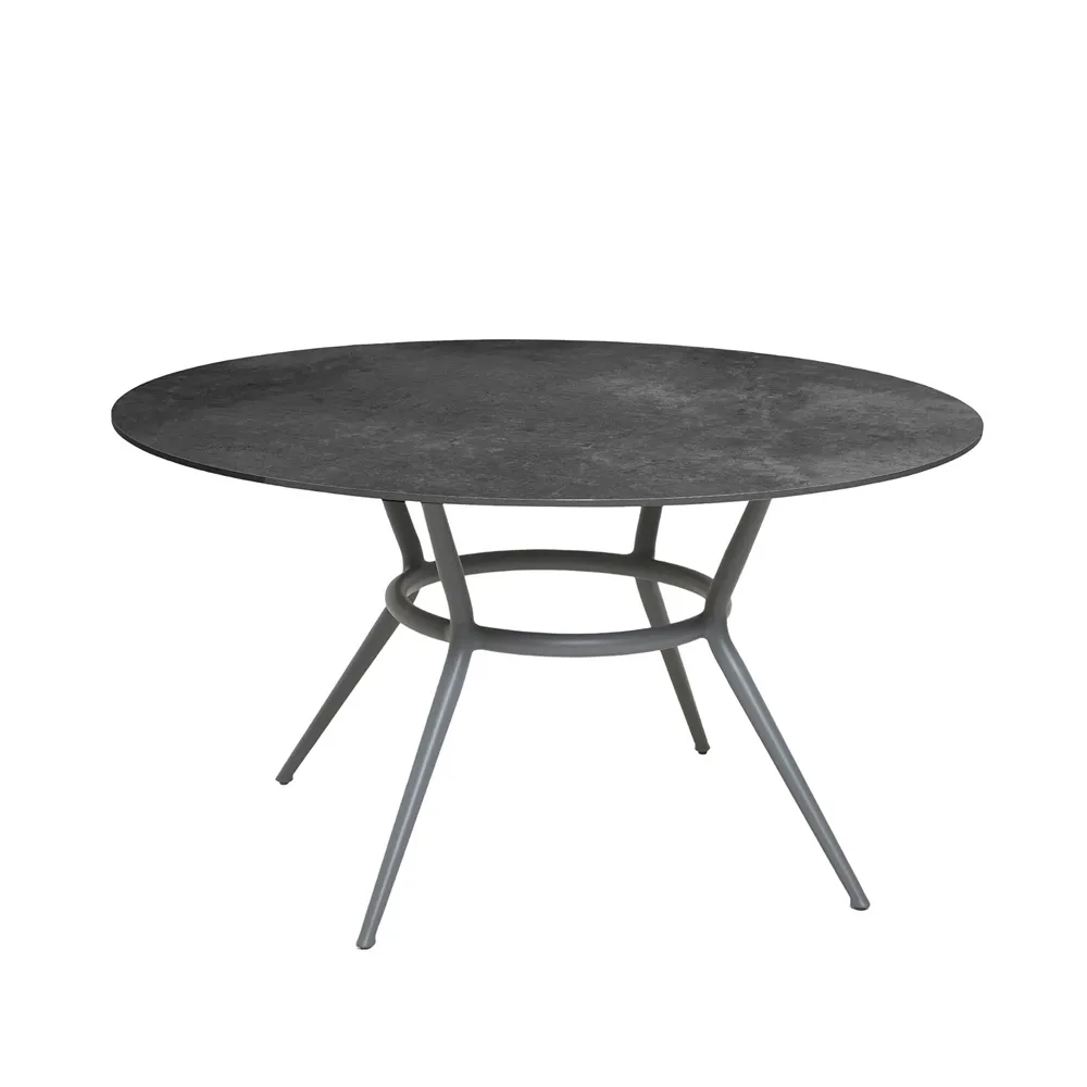 Joy matbord runt, Fossil black-ljusgrå Ø144 cm Cane-line