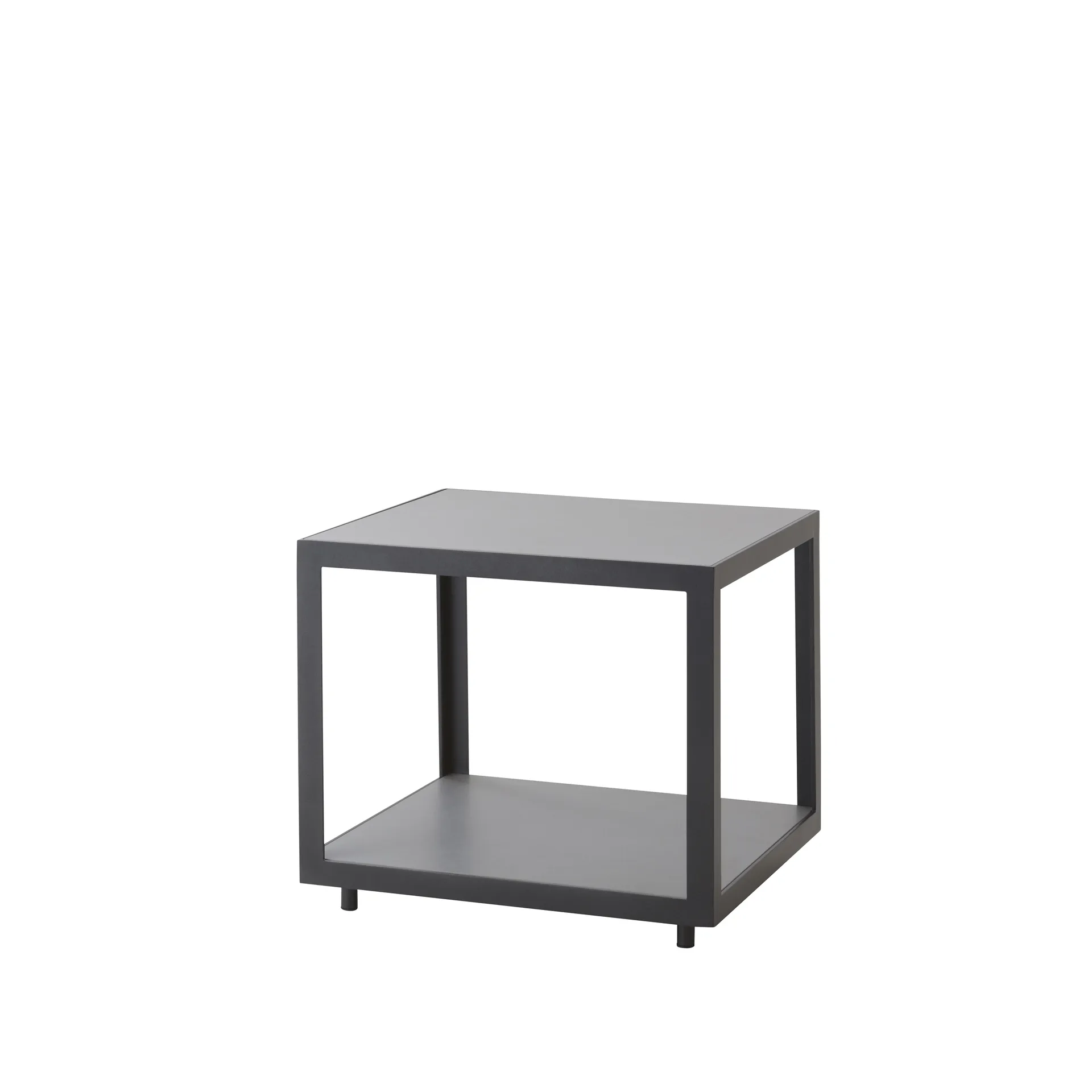 Level sidobord, Light grey keramik-lava grey Cane-line
