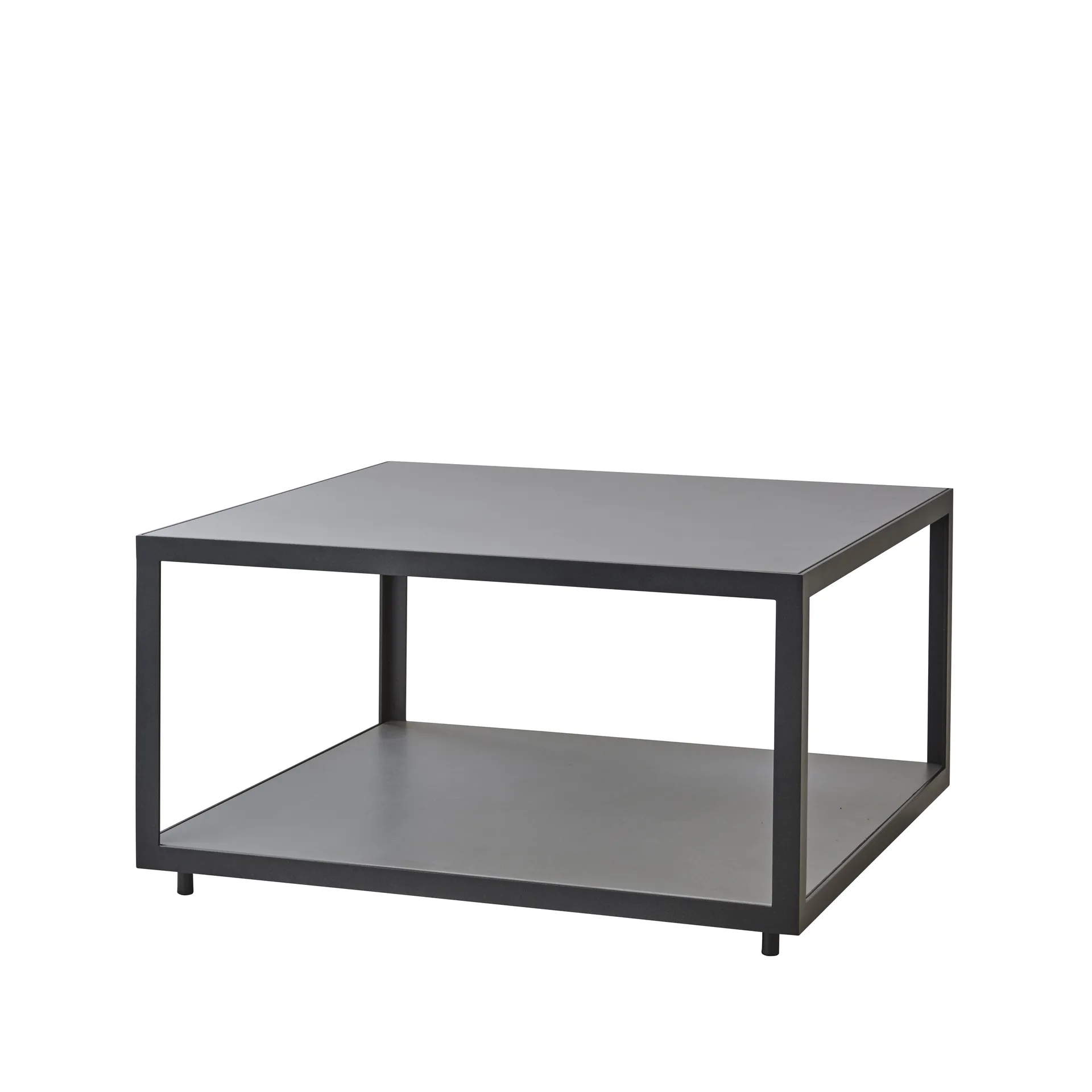 Level soffbord keramik 79x79 cm, Light grey-lava grey Cane-line