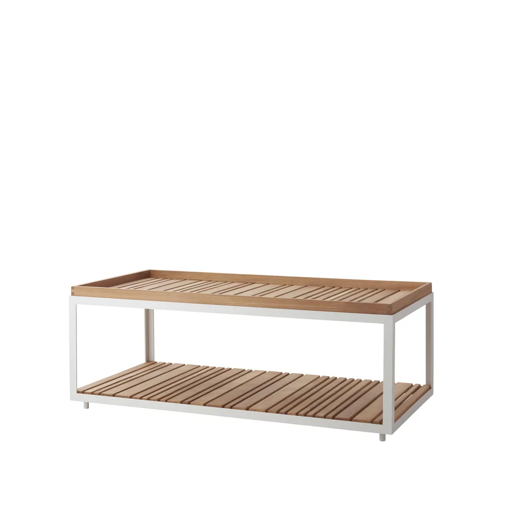 Level soffbord teak 62x122 cm, White Cane-line