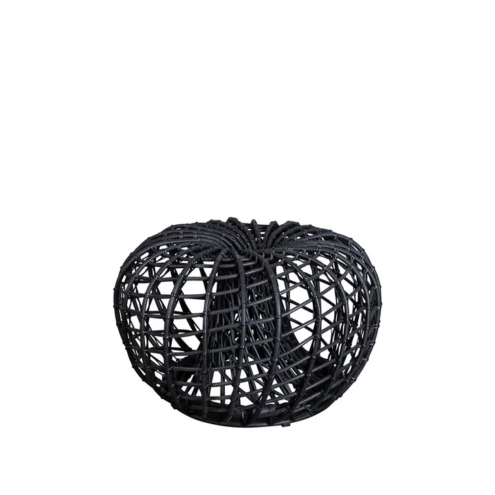 Nest bord/fotpall - Lava grey, liten - Cane-line