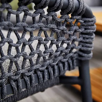 Ocean modulsoffa - Dark grey, enkel - Cane-line