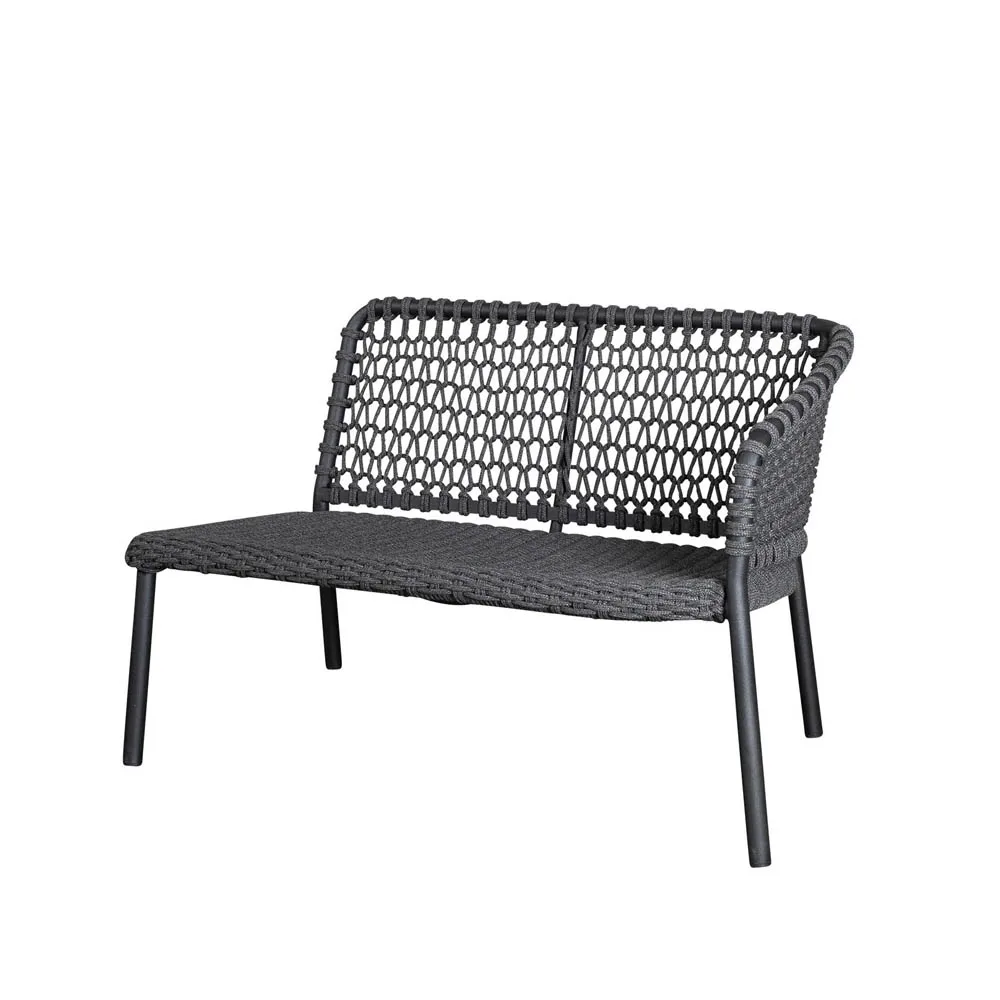 Ocean modulsoffa, Dark grey, vänster Cane-line