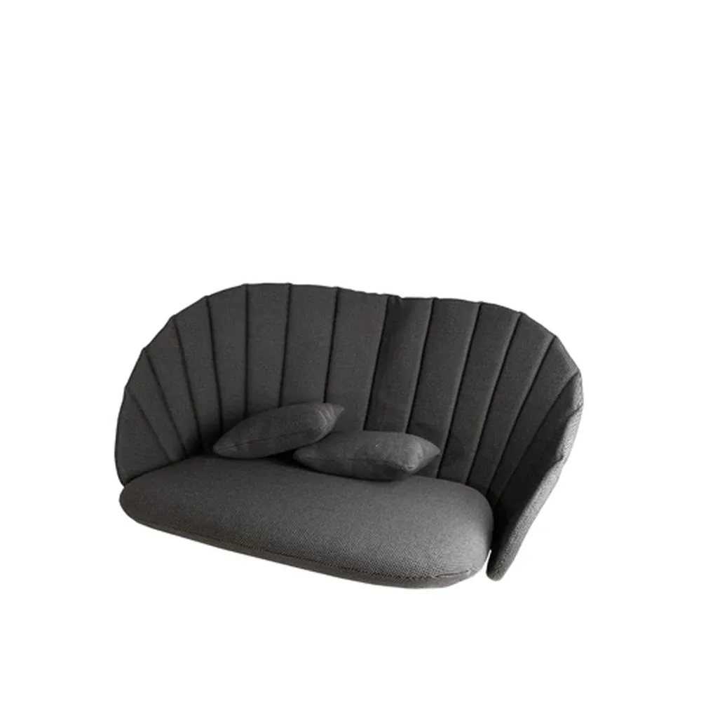 Peacock dynset soffa 2-sits, Focus dark grey Cane-line