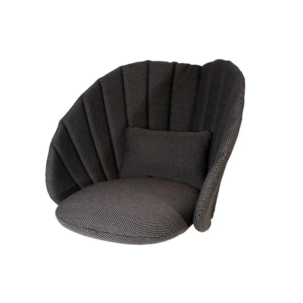 Peacock loungefåtöljdyna, Cane-Line focus dark grey Cane-line