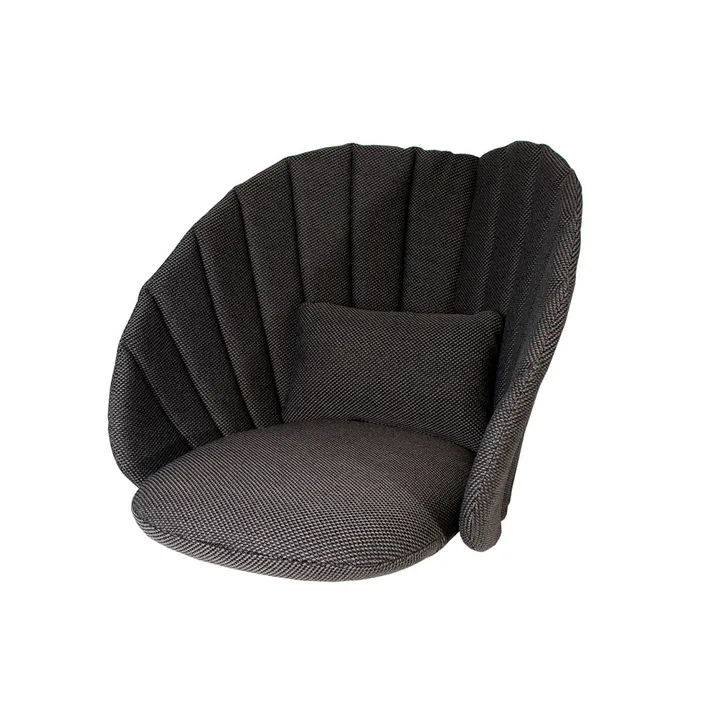 Peacock loungefåtöljdyna - Cane-Line focus dark grey - Cane-line