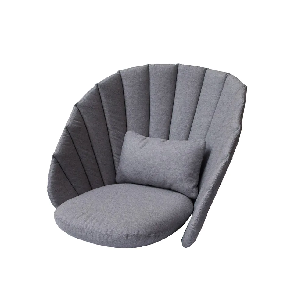 Peacock loungefåtöljdyna, Cane-Line Natté grey Cane-line