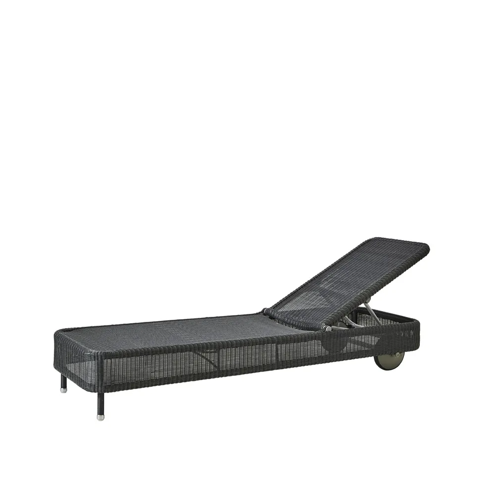 Presley solsäng weave, Graphite Cane-line