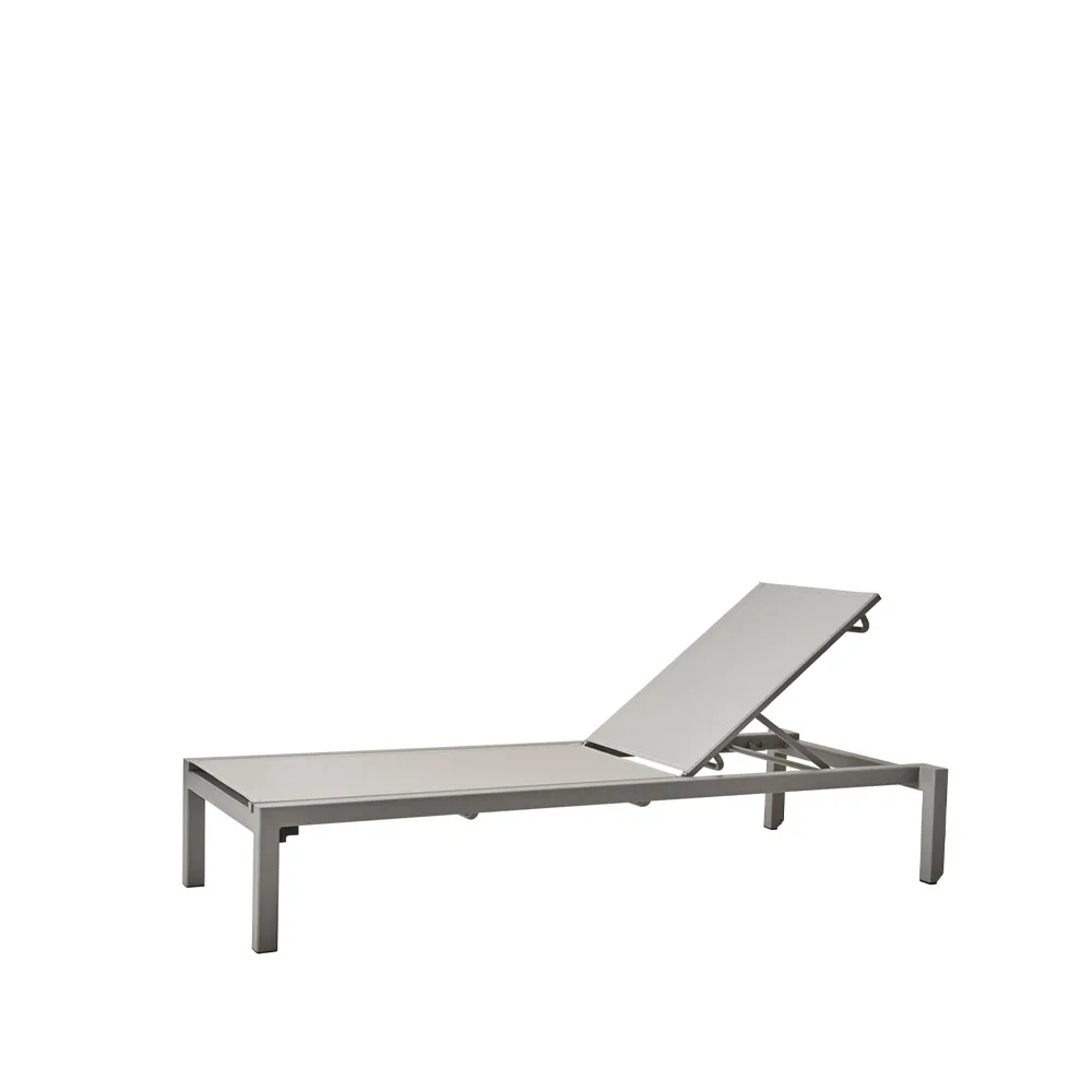 Relax solsäng, Light grey Cane-line