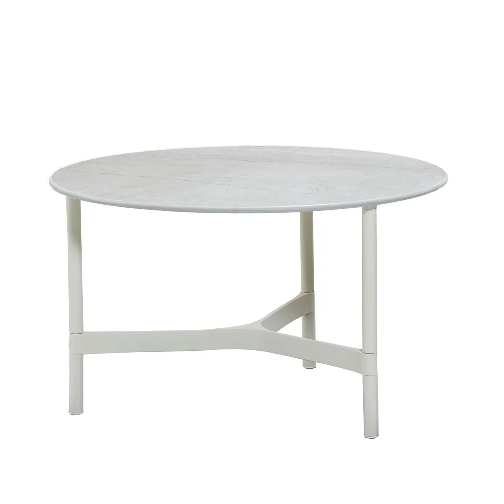 Twist soffbord medium Ø70 cm, White-white Cane-line